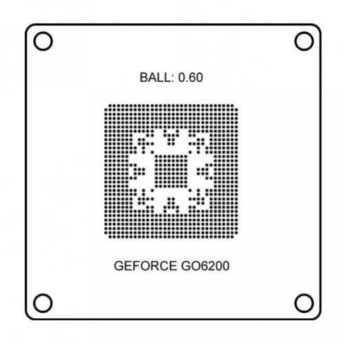 Bga Stencil PC Geforce GO6200 B-0.60