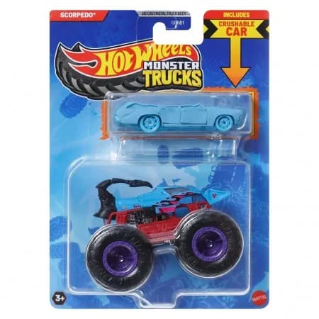 Car Hot Wheels Monster Truck Plus Car Scorpedo JCG30