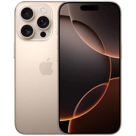 Celular Apple iPhone 16 Pro A3083LL - 8/128GB - 6.3¨ - e-Sim - NFC - Recondicionado Cpo - Desert Titanium