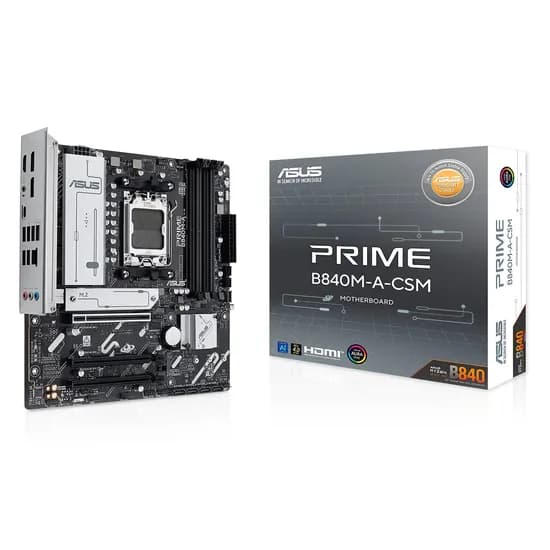 Placa Mãe Asus Prime B840M-A-CSM Socket AM5 Chipset AMD B840 DDR5 ATX