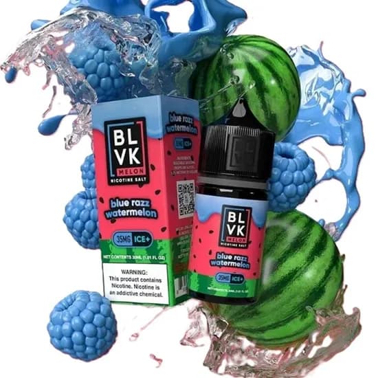 BLVK 30ML Salt Melon Watermelon Blue Razz 35MG