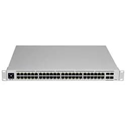 Hub Switch Ubnt USW-48-Poe-BR Unifi Gigabit 48 Portas / Poe+ / 4P / SFP / 195W