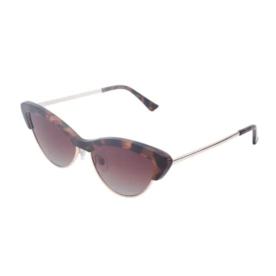 Óculos de Sol Feminino Daniel Klein DK4304 C2 - Animal Print e Dourado
