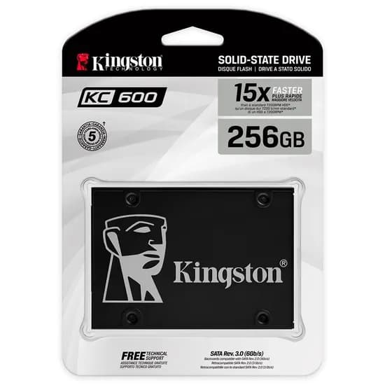 HD SSD SATA3 256GB 2.5" Kingston SKC600/256G