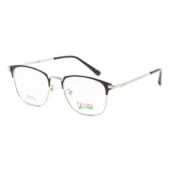 Armação para Óculos de Grau Visard PC8202 C4 Tam. 52-17-146MM - Preto/Prata