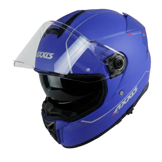 Capacete Axxis Hawk Evo SV Solid A7 - Fechado - Tamanho M - com Óculos Interno - Gloss
