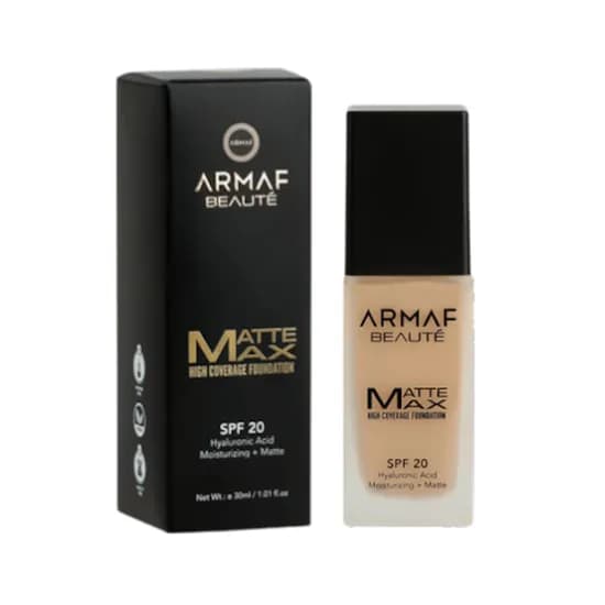 Base Facial Armaf Beauté Matte Max Foundation SPF 20 Maple 30ML
