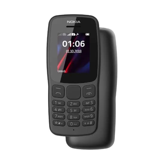 Celular Nokia 106 TA-1190 Single Sim - Preto