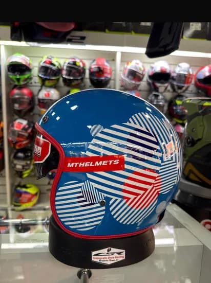 MT Casco Le Mans 2 Zero F7 L Blue Gloss