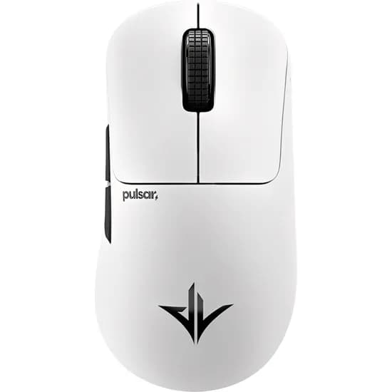 Mouse Gamer Pulsar Pro Series Medium JV-X PJVX2 Dongle 8K Sem Fio - Branco