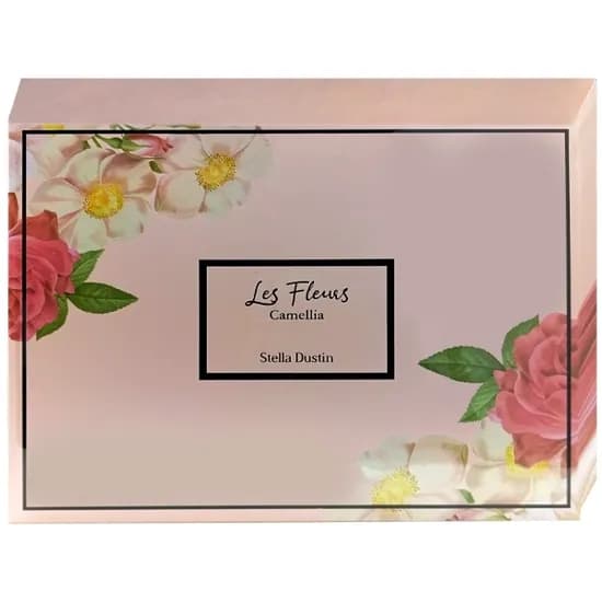 Kit Perfume Feminino Stella Dustin Les Fleurs Camellia Edp 100 ML + Perfume 10 ML + Loção Corporal 100 ML