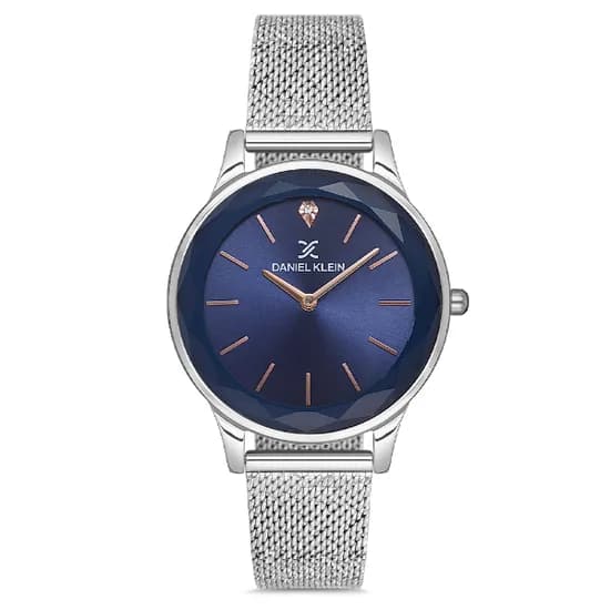 Relógio Analógico Feminino Daniel Klein DK.1.12678-2 Premium Ladies / Pulseira de Aço Inoxidável - Prata