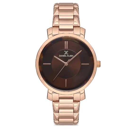 Relogio Analogico Feminino Daniel Klein DK.1.12705-2 Premium Ladies / Pulseira de Aço Inoxidável - Rose Gold