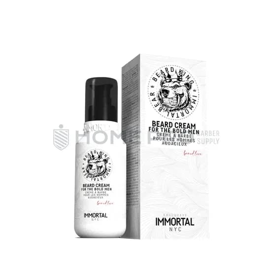 Creme para Barba Immortal Beard King 100ML - Branco