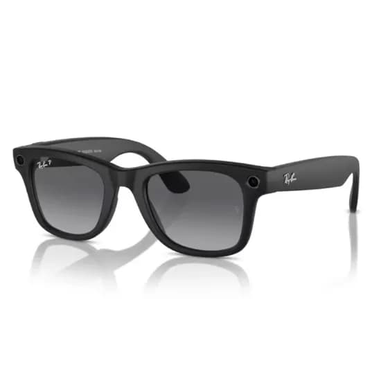 Óculos Ray-Ban Meta Wayfarer Grafite RW4006 Medium