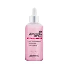 Dermaline Cosmeticos Bio Moisture Rose Ampoule 75 ML Vidrio Blanco