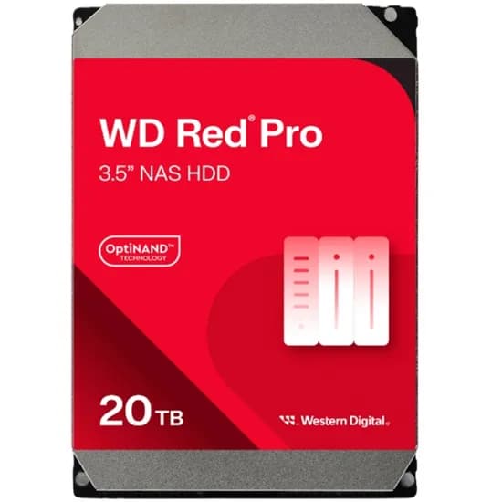 HD 20TB WD Red Pro WD202KFGX Nas 7200RPM 3.5"