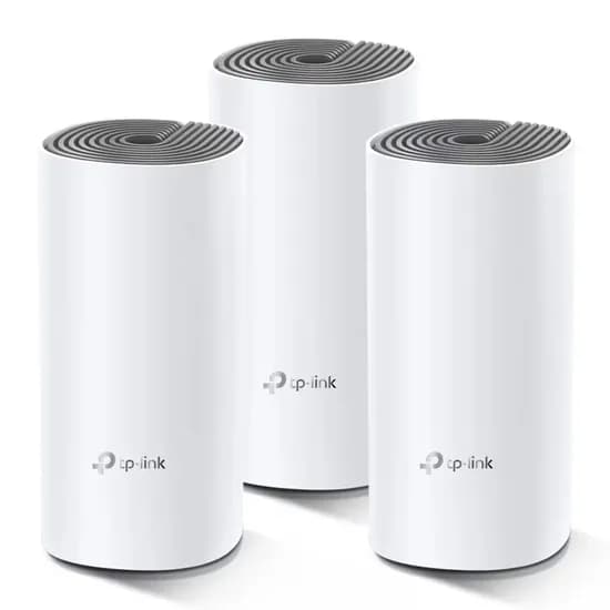 Sistema de Wifi TP-Link Deco E4 Whole Home Mesh Wifi AC1200 3 Unidades - Branco