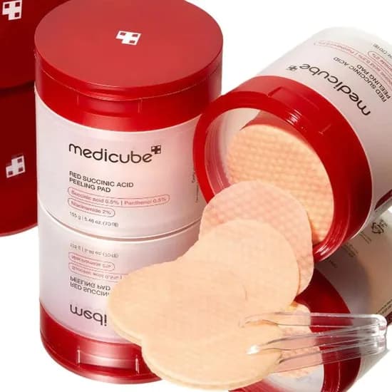 Medicube Red Succinic Peeling Pad 70PADS 155G