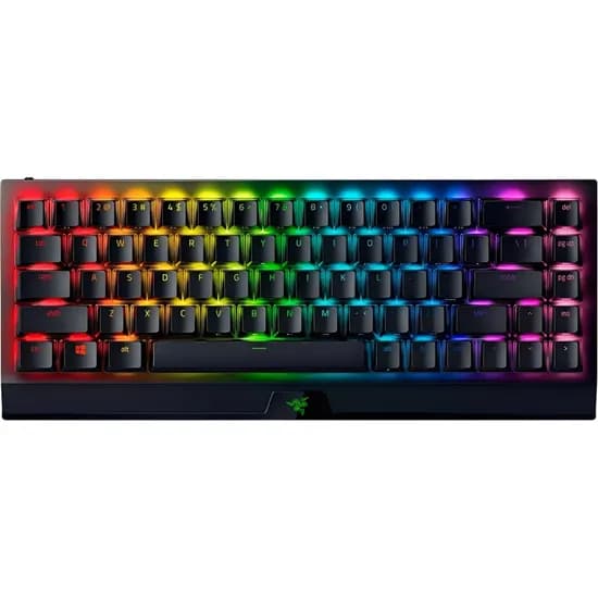 Teclado Gamer Sem Fio Razer Blackwidow V3 Mini Switch Yellow RGB 65% - Preto
