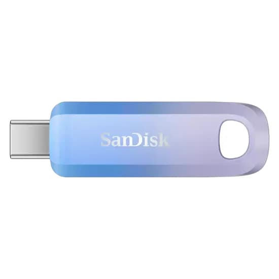 Pendrive Sandisk Creator Z75 512GB USB-C 3.2 SDCZ75C-512G-G46 - Azul/Lilás