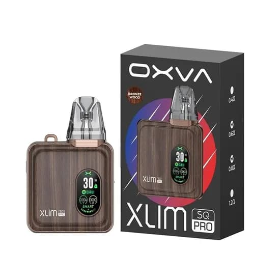 Oxva Xlim SQ Pro Kit Bronze Wood+BLVK LMTD 35MG