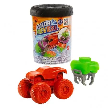 Hot Wheels Color Reveal Water Blasters Trucks Color 4289