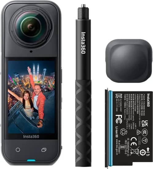 Câmera de Ação INSTA360 X5 8K 360 Action Cam Starter Bundle - Cinsaaha