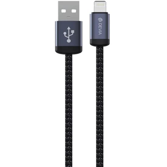Cabo Devia EC650 USB A Lightning 1 Metro - Black