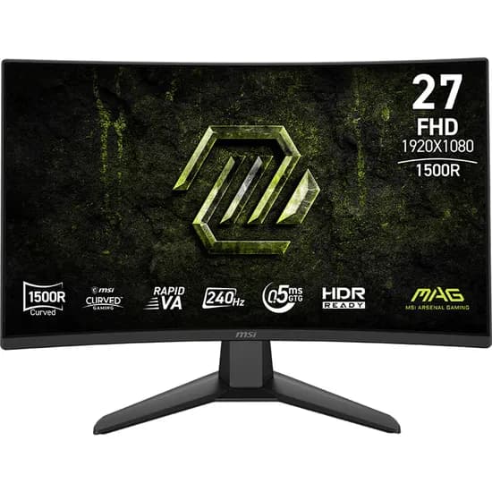 Monitor Gamer MSI Mag 274CF X24 - Full HD - 240HZ - Displayport/HDMI - 27"