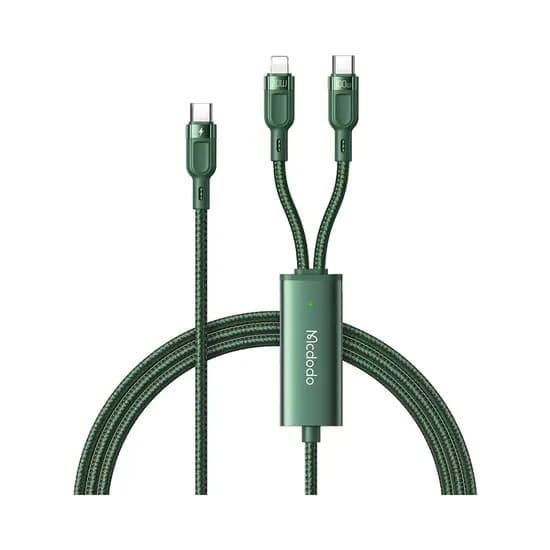 Mcdodo Acs Informatica Cable USB-C 2 En 1 CA-8781 1.2M USB-C/Lightning Green