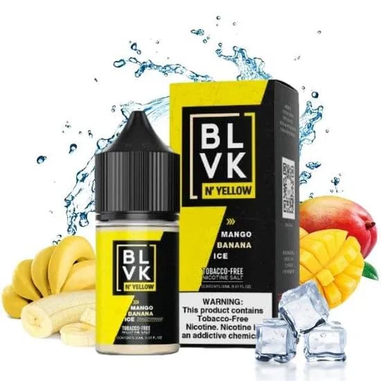 BLVK 30ML Salt Yellow Mango Banana Ice 50MG