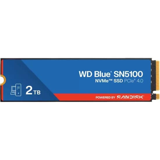 SSD M.2 Nvme Sandisk WD Blue SN5100 7100 MB/s 2 TB (WDS200T5B0E)