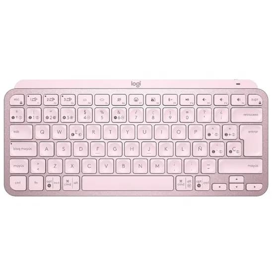 Teclado Logitech MX Keys 920-010478 Pink Wileress Mini