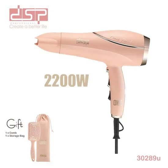 Secador de Pelo DSP Peach Pearl Series 2200W