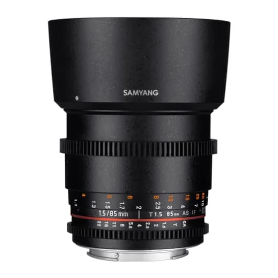 Lente Cine Samyang Canon VDSLR 85MM T1.5 Ef FF