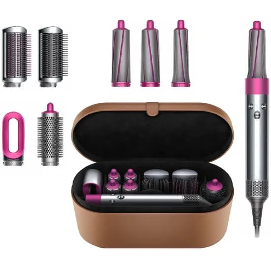 Modelador de Cabelo Dyson Airwrap HS01 1300W 220~240V/50HZ - Niquel/Fuchsia (46356)