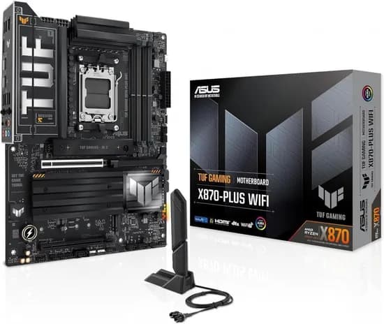 Placa Mãe AMD AM5 Asus X870-Plus Tuf Gaming Wifi ATX DDR5