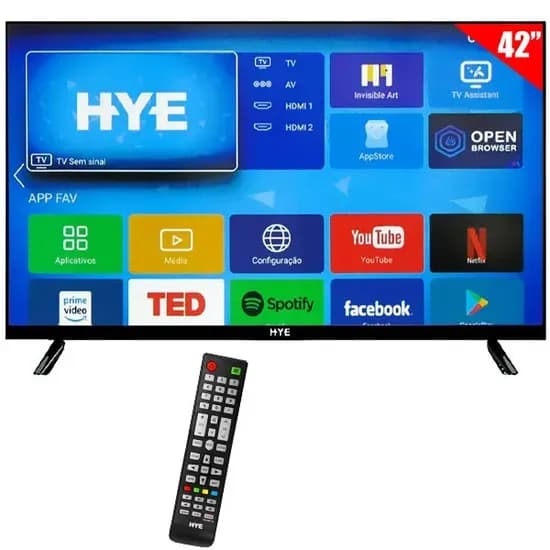 TV LED Smart 42" Hye HYE42ATF FHD / 60HZ / Android / Dig