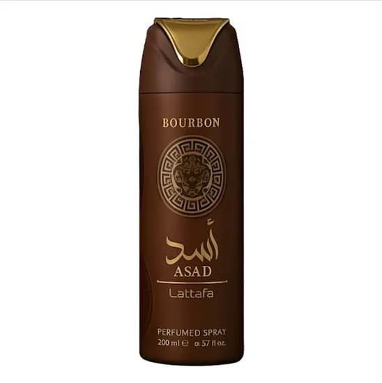 Spray Corporal Masculino Lattafa Asad Bourbon 200ML