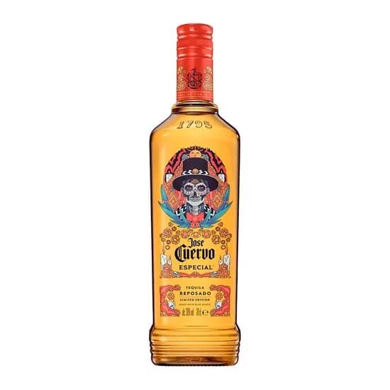 Tequila José Cuervo Ouro Edição Limitada Caveira Garrafa 750ML