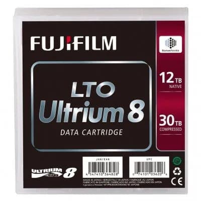s. Fujifilm LTO-8 12/30 Data Cartridge...