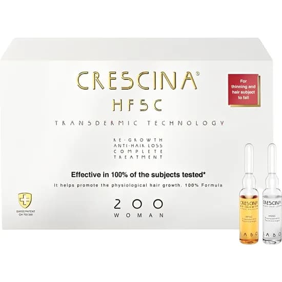 Tratamento Capilar Labo Cosprophar Crescina Re-Growth & Anti-Hair Loss HSFC-200 Woman - 20 Ampolas