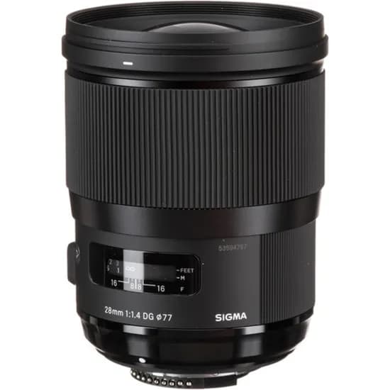 Lente Sigma Nikon 28MM F/1.4 DG HSM Art