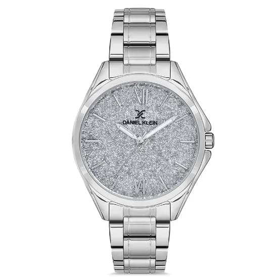 Relógio Analógico Feminino Daniel Klein DK.1.12721-1 Premium Ladies / Pulseira de Aço Inoxidável -Prata