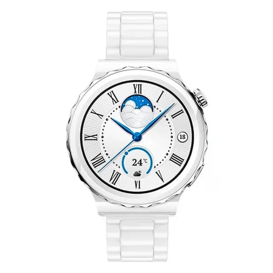Relogio Smartwatch Fashion D3 Pro com Bluetooth / IP68 - Cinza/Branco