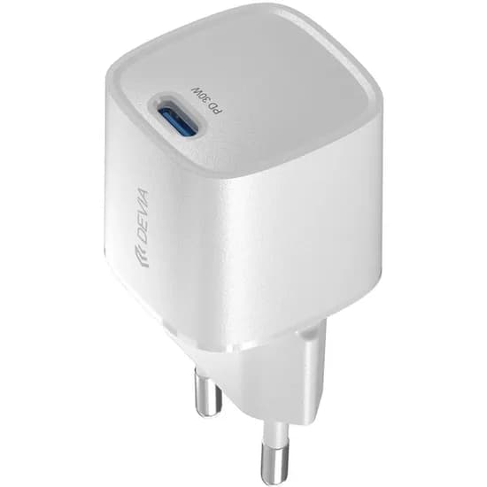 Carregador Devia RLC-545 30W Fuente USB-C Eu Sem Cabo - Branco
