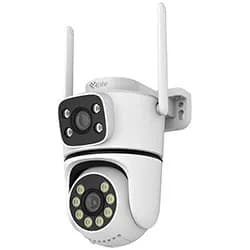 Câmera de Segurança 4LIFE FLD25X 2ND Gen Dual Vue Outdoor / Wi-Fi / 3.5K / 360° - Branco