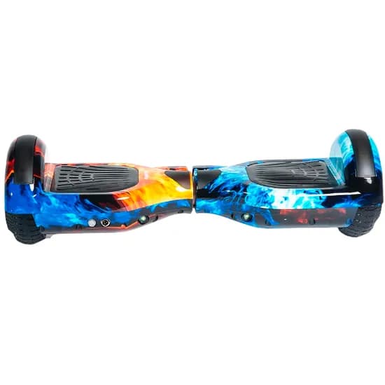 Scooter Hoverboard Interbras 6.5" / 36V - 2,4AH / Bluetooth / LED - N14 Azul Fogo