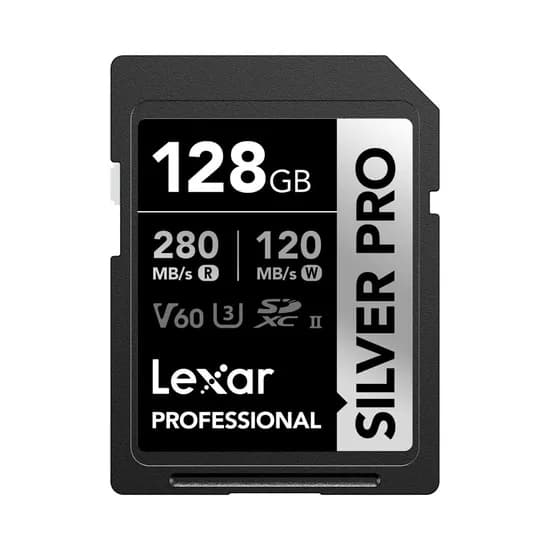 Memoria SD Lexar Silver Pro 128GB 280-120 MB